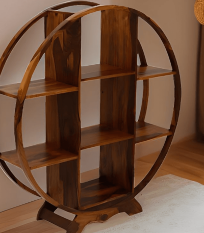 Chakra Solid Wood Sheesham Bookshelf