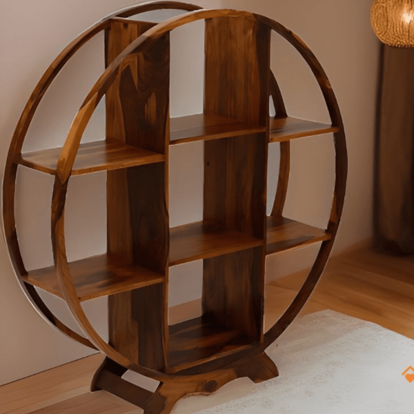 Chakra Solid Wood Sheesham Bookshelf