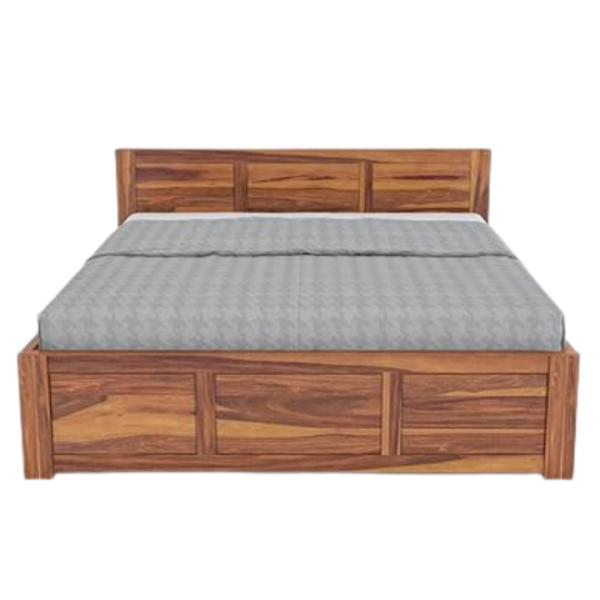 Hina Solid Wood Sheesham Bed (King Size)