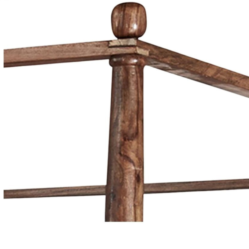 Swarn Solid Wood Sheesham Poster Bed (Queen Size)