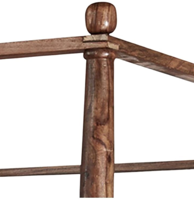 Swarn Solid Wood Sheesham Poster Bed (Queen Size)