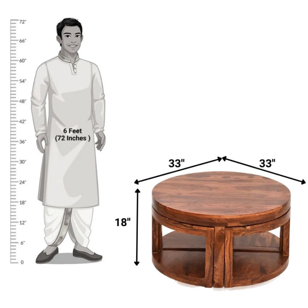 Sheesham Wood Coffee Table